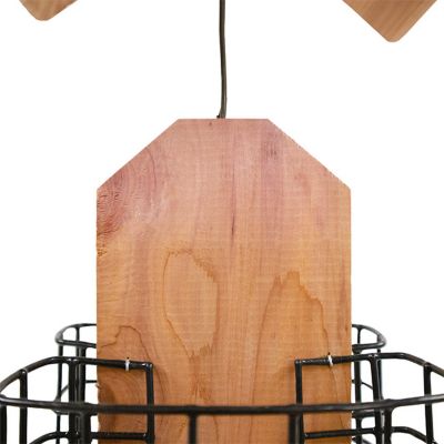 Image showing  Amish Made Cedar Quad Suet Cake Tower