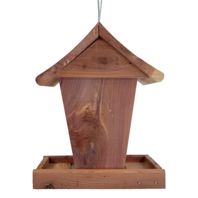 Image showing  Amish Made Cedar Small Hopper Feeder by Prime Retreat