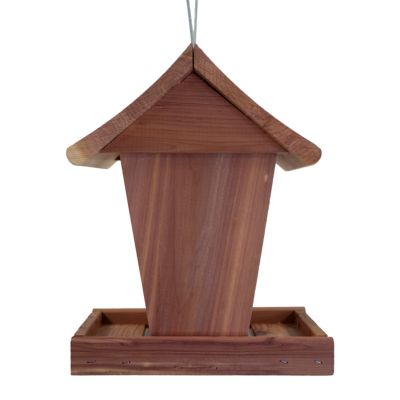 Image showing  Amish Made Cedar Small Hopper Feeder by Prime Retreat