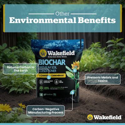 Image showing 7 th Wakefield BioChar 4 qt. Biochar with CarbonBoost