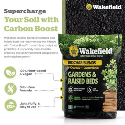 Image showing  2 qt. of Biochar for Garden