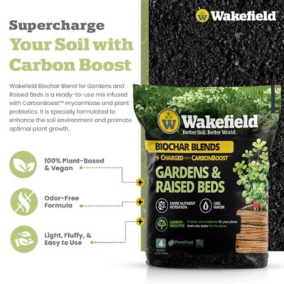 Image showing  4 qt. of Biochar for Garden