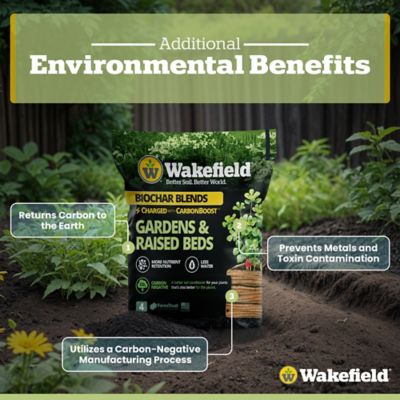 Image showing 7 th Wakefield BioChar 4 qt. of Biochar for Garden