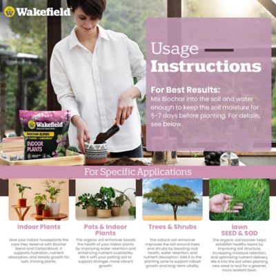 Image showing 5 th Wakefield BioChar 2 qt. Biochar for Indoor Plants