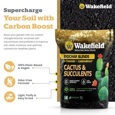 Image showing  2 qt. Biochar for Cactus and Succulents