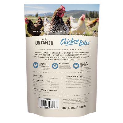 Image showing  Chicken Bites High-Protein Freeze-Dried Dog Treats, 4.4 oz.