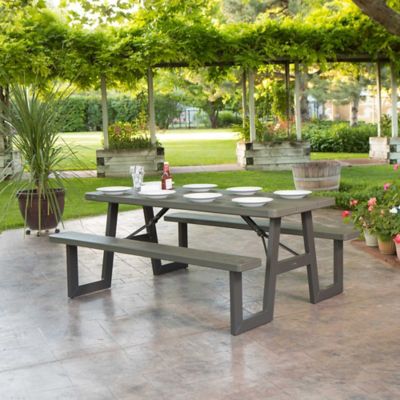 Image showing  6 ft. W Frame Folding Picnic Table