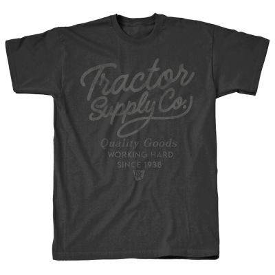 Tractor Supply Men's Quality Goods Short-Sleeve Graphic T-Shirt, Black