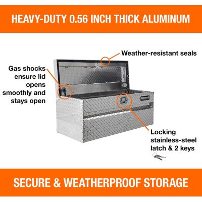 Image showing  42 in. Wide Diamond Tread Aluminum All-Purpose Chest