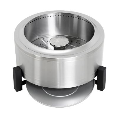 Image showing 7 th HeatMaxx 27 in. Smokeless Wood-Burning Fire Pit, Low Smoke Bonfire Fire Pit, Wood Burning Pellet Firepits, Stainless Steel