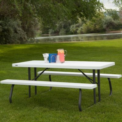 Image showing  6 ft. Classic Folding Picnic Table