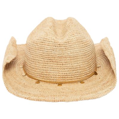 Image showing  Women's Gold Raffia Cowboy Hat