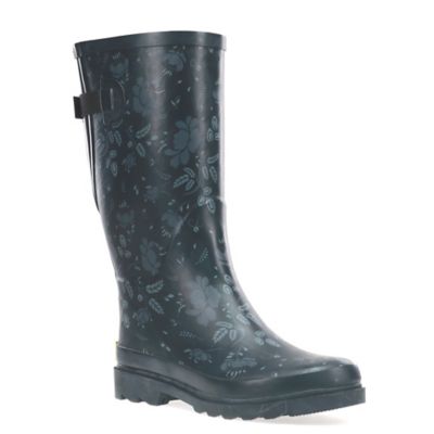 Western Chief Feminine Floral Wild Calf Tall Rain Boot