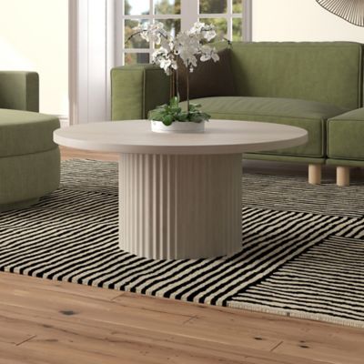 Image showing  Rollan Round Coffee Table, 32 in., Natural Wood