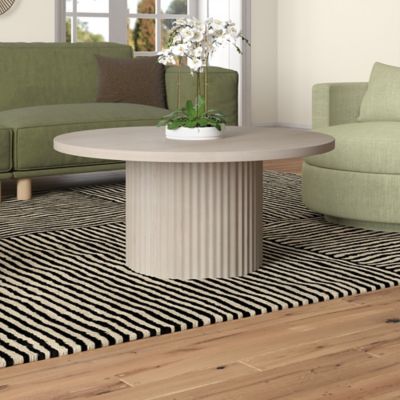 Image showing  Rollan Round Coffee Table, 32 in., Natural Wood