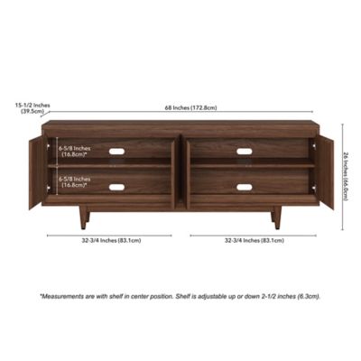Image showing 7 th Hudson&Canal Duran TV Stand for TVs Up to 75 in.