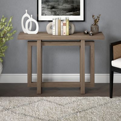 Image showing  Breslow Console Table, 44 in., Natural Wood