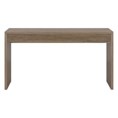 Image showing  Lawrence Rectangular Console Table, Natural Wood