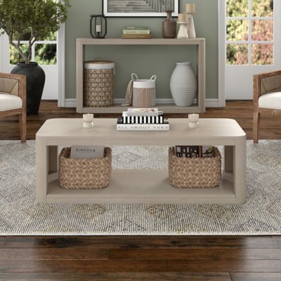 Image showing  Kellan Rectangular Coffee Table, Natural Wood