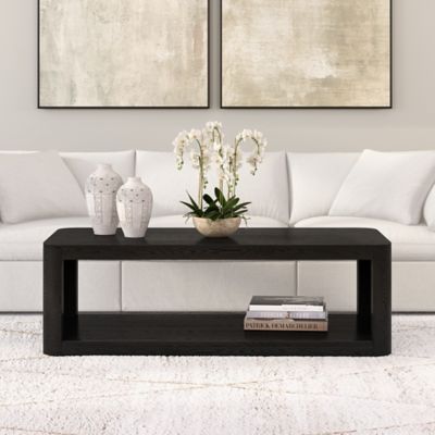 Image showing  Kellan Rectangular Coffee Table, Natural Wood
