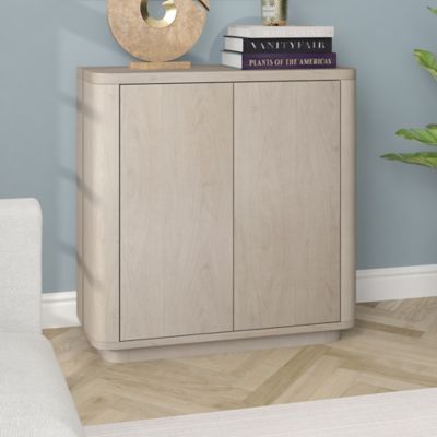 Image showing  32 in. W x 27.75 in. H x 14 in. D Plympton Accent Cabinet, Alder White