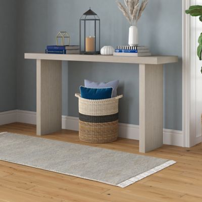 Image showing  Soren Console Table, Natural Wood