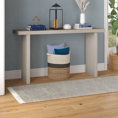 Image showing  Soren Console Table, Natural Wood