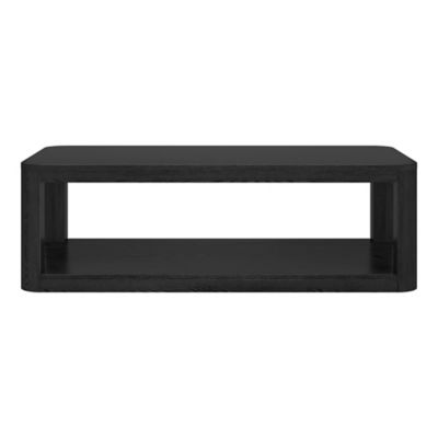 Image showing 4 th Hudson&Canal Stellan Rectangle Coffee Table, Natural Wood