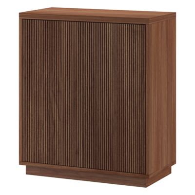 Image showing 7 th Hudson&Canal 32 in. W x 27.75 in. H x 14 in. D Alston Accent Cabinet, Walnut
