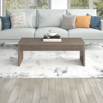 Image showing  Lawrence Rectangular Coffee Table, Brown
