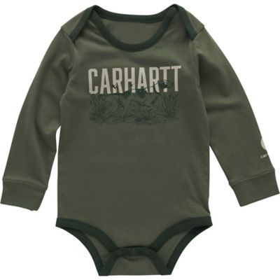 Carhartt Long Sleeve Dog Bodysuit Bronze Green