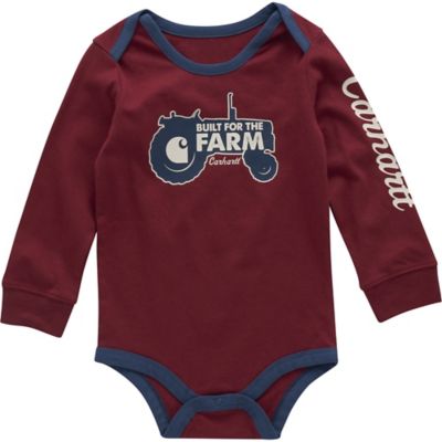 その他 Kids' Long-Sleeve Pocket Bodysuit Carhartt Infant Boys Long Sleeve Pocket Bodysuit - CA5006