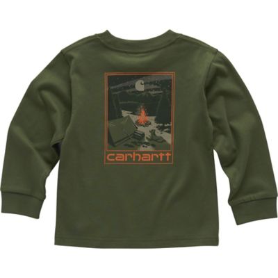 Carhartt Kids' Long-Sleeve Camping T-Shirt