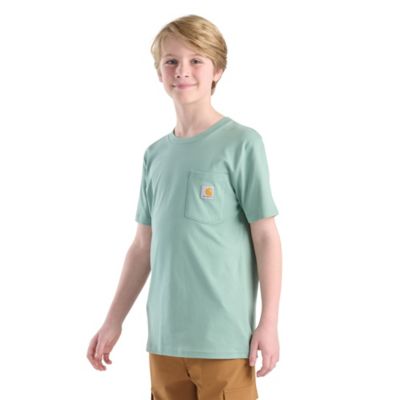 Image showing 2 th Carhartt Kids' Short-Sleeve Vehicle Pocket T-Shirt
