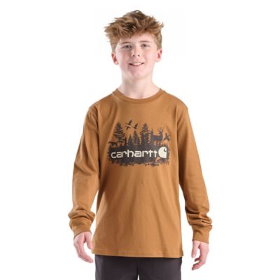 Carhartt Kids' Long-Sleeve Outdoor T-Shirt