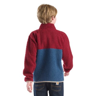 Image showing  Kids Long-Sleeve Sherpa Half-Zip Sweatshirt