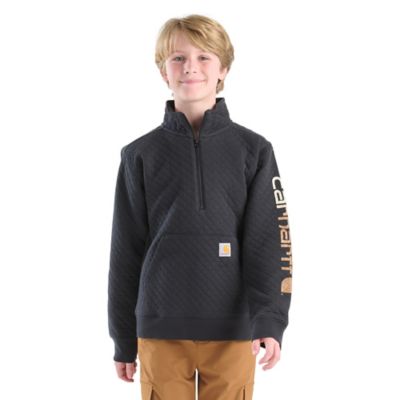 Carhartt Kids' Long-Sleeve Quarter-Zip Sweatshirt