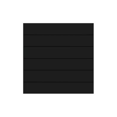 Timeline Black Classic Shiplap, 6-Pack