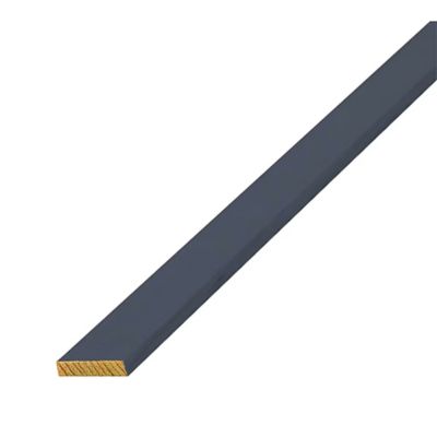 Timeline Flat Trim, 1/4 in. x 1 in. x 5 ft., Midnight Navy