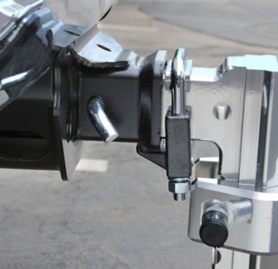 Image showing  THC200 Univeral Anti-Rattle Clamp Fits 2 in. Hitch, Silver