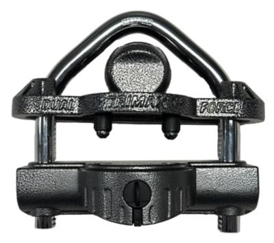 Image showing  UMAX50D Deluxe Universal Dual Purpose Trailer Coupler Lock with Integrated U-Lock