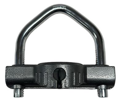 Image showing  UMAX50D Deluxe Universal Dual Purpose Trailer Coupler Lock with Integrated U-Lock