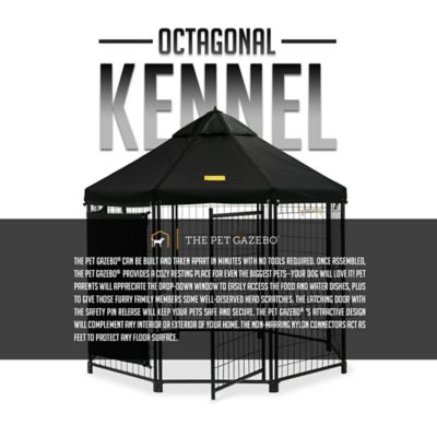 Image showing  5 ft. Pet Gazebo Black