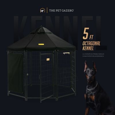 Image showing  5 ft. Pet Gazebo Black