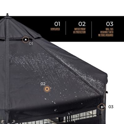 Image showing  5 ft. Pet Gazebo Black
