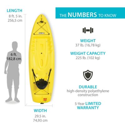 Image showing  8 ft. 5 in. Volt 85 Sit-On-Top Kayak