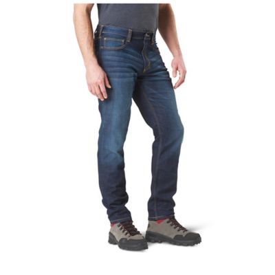 5.11 Men's Slim Fit Mid-Rise Defender-Flex Jeans
