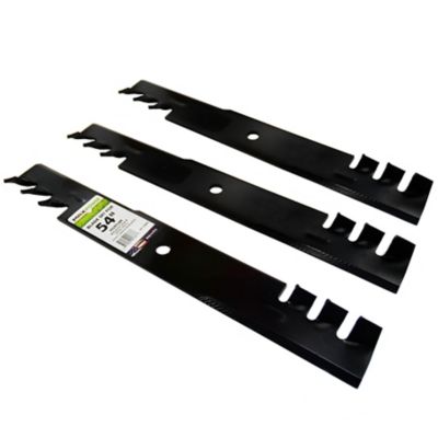 Image showing  54 in. Commercial Mulching Lawn Mower Blades for Hustler Mowers, 3-Pack