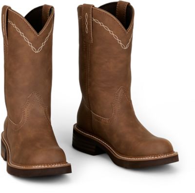 Image showing 6 th Justin Women's Lillie 10 in. Western Roper Boot