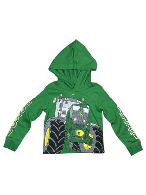 John Deere Long Sleeve Tough Like a Tractor Hooded T-Shirt